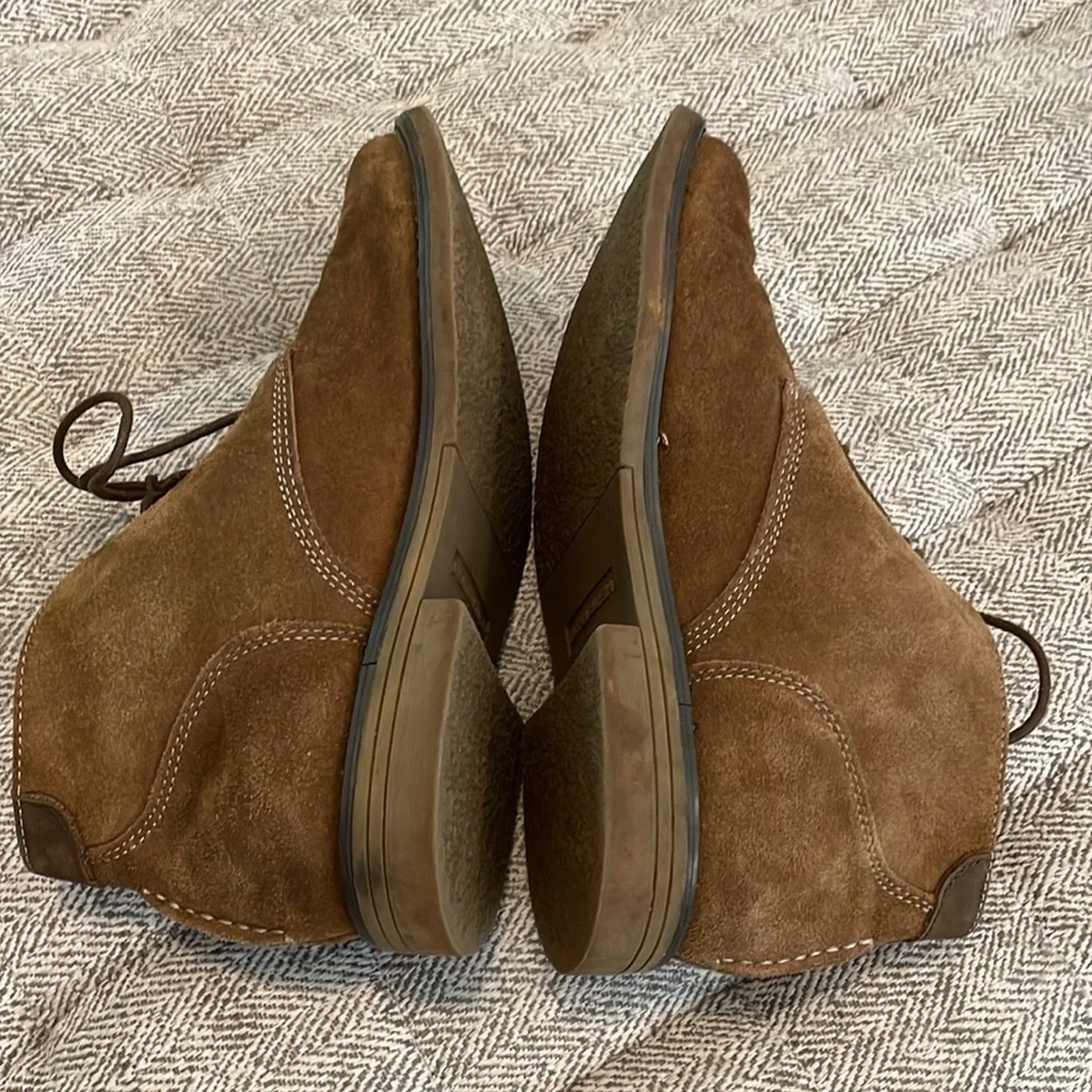Nunn Bush Men's Shoe Size 8M Camel Lancaster Plain Toe Chukka Boots 8470…